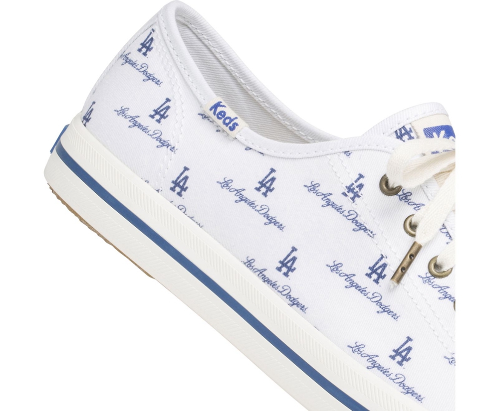 Keds Sneakers White/Blue - Kickstart MLB® - Womens YORGIE-712